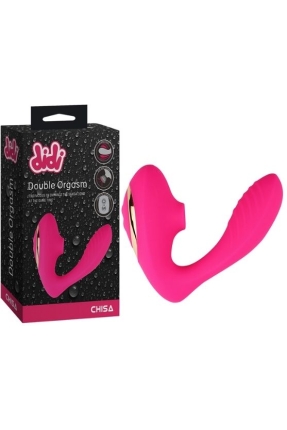 Chisa Didi Double Orgasm Air Pressure Vibrator Pink