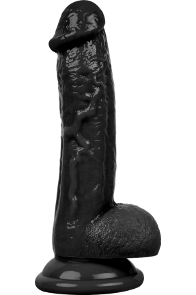 19CM Gerçekçi Siyah Dildo Yapay Penis