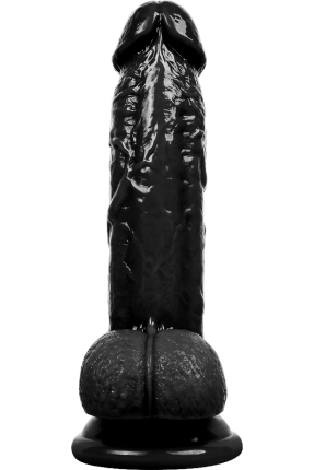 19CM Gerçekçi Siyah Dildo Yapay Penis