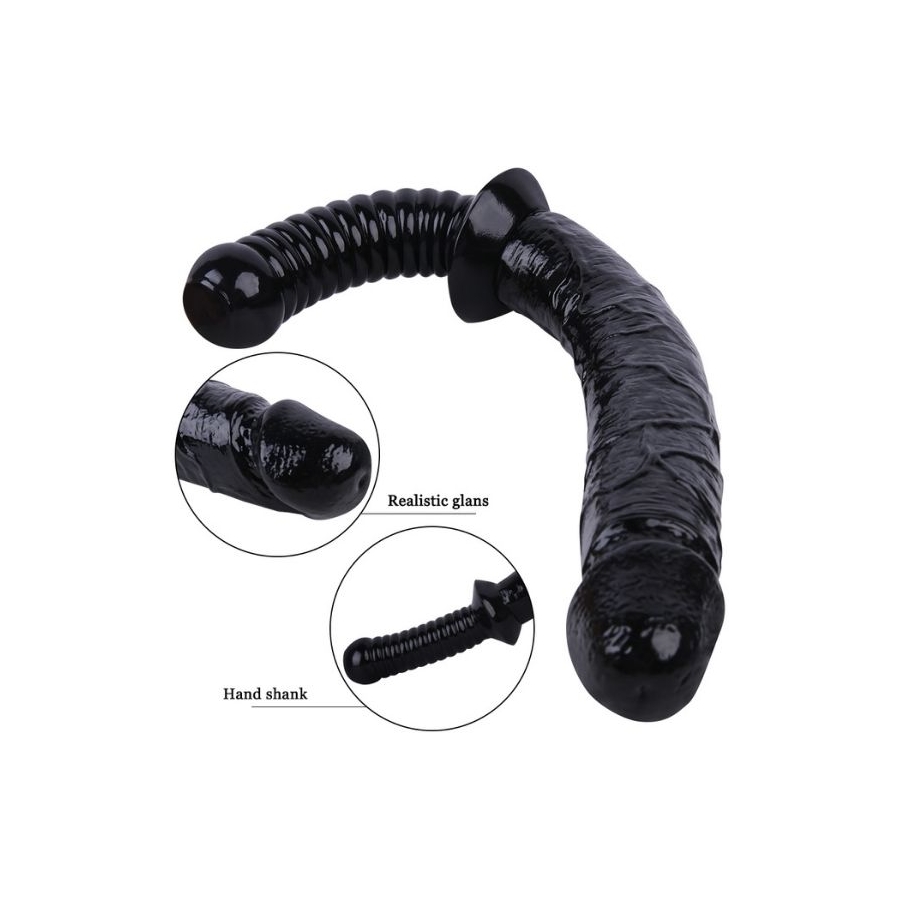 Siyah Renk 38 cm Jop Dildo