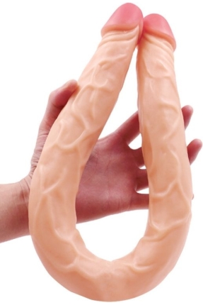 Skin Tone Double-Sided Dildo 55 cm