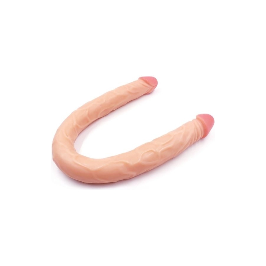 Ten Rengi 55 cm Çift Taraflı Dildo