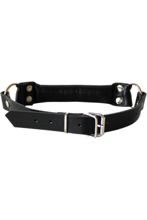Genuine Leather Stuffed Lice Gag / Mouth Plug