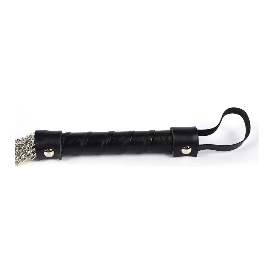 Deri Saplı Metal Kırbaç, Flogger