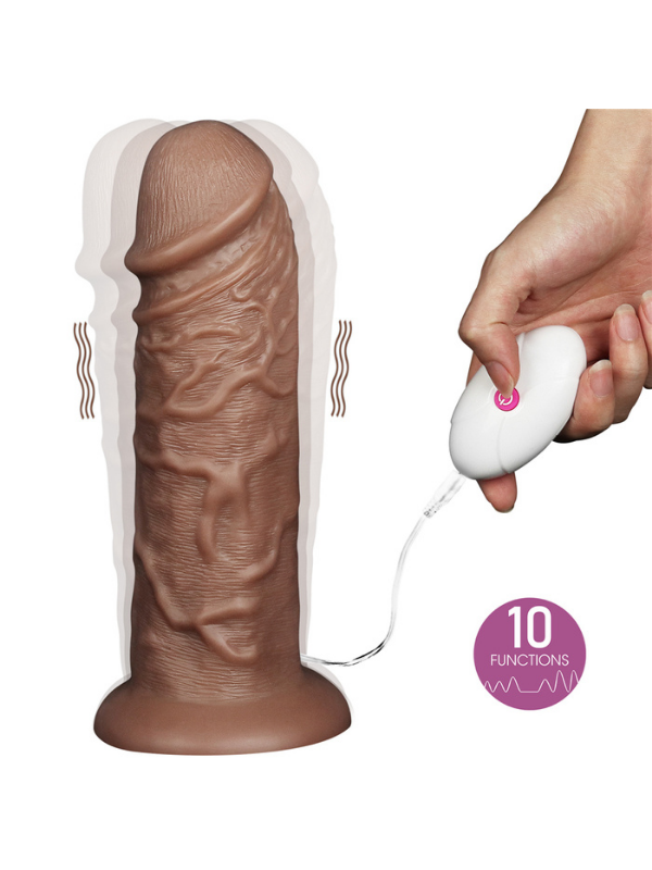 Censan 10.5 Realistic Chubby Vibrating Dildo