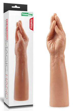 34.5 cm King Size Kol Şeklinde Fisting Dildo görsel 1