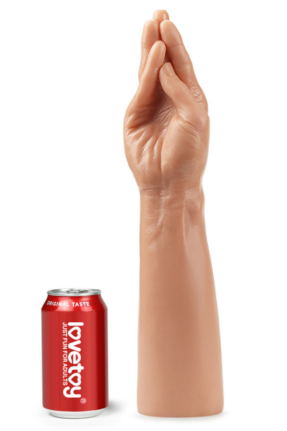 34.5 cm King Size Kol Şeklinde Fisting Dildo