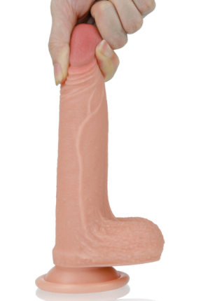 7 İnç Dual layered Platinum Silikon Penis Dildo