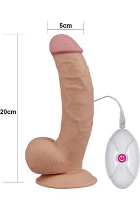 8.5 İnç The Ultra Soft Dude Vibrating Realistik Vibratör