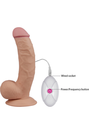 8.5 İnç The Ultra Soft Dude Vibrating Realistik Vibratör