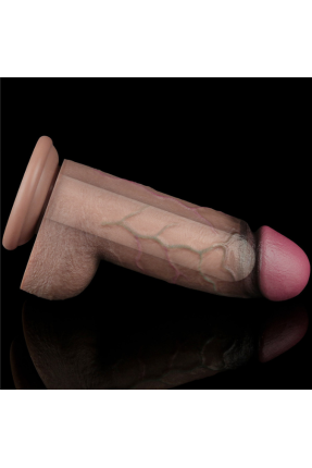 9.5 Inch Dual Layered Silicone Penis Dildo XXL