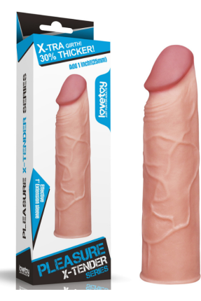 Add 1" Pleasure X Tender Penis Sleeve