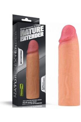 Add 1.5 İnç Revolutionary Silicone Nature Extender Penis Kılıfı