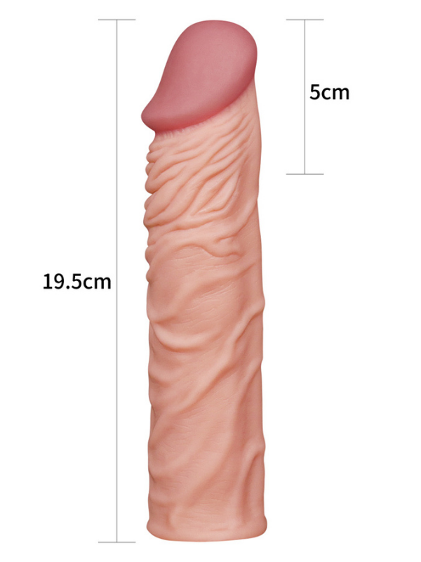 Add 2" Pleasure X Tender Penis Sleeve Flesh 3 Add 2" Pleasure X Tender Penis Sleeve Flesh