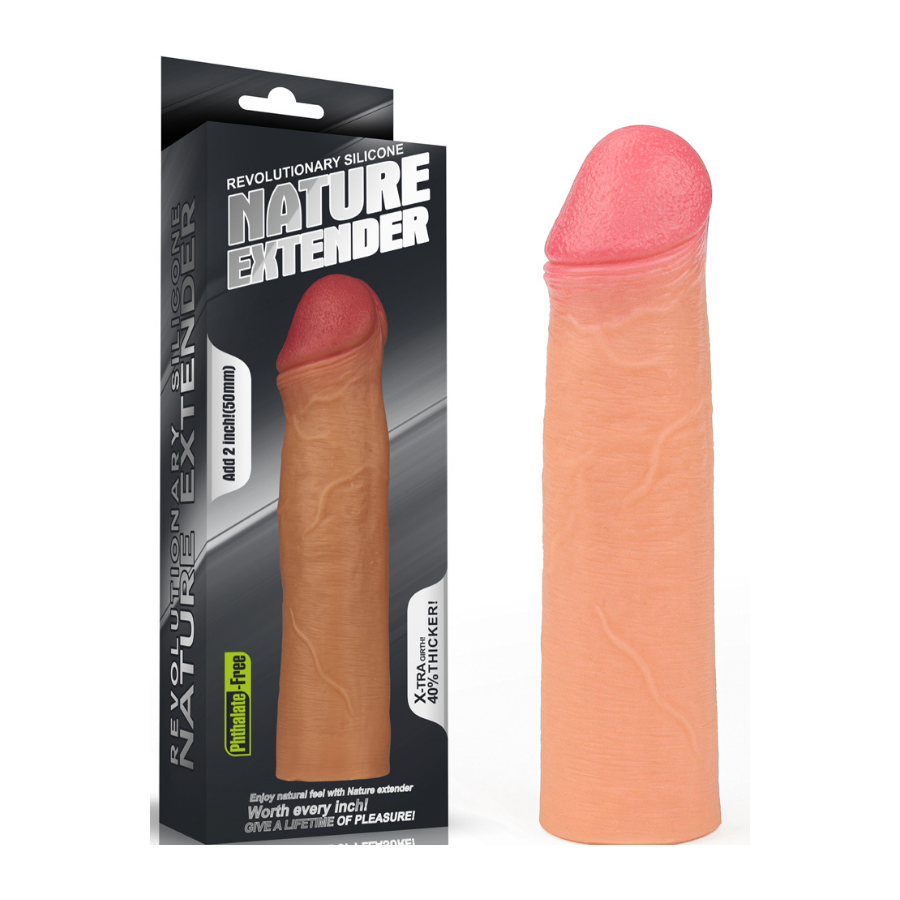 Add 2" Revolutionary Silicone Nature Extender