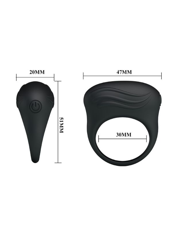 Bertram Vibrating Silicone Penis Ring