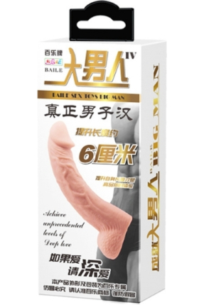 Big Man Realistic Penis Extender Sleeve