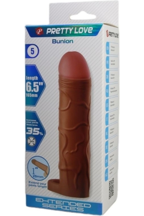 Bunion Gerçek Hissiyatlı Uzatıcı Penis Kılıfı Brown