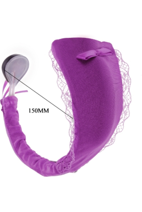 C-String İnvisible Secret Giyilebilir Kumandalı Vibratör Mor