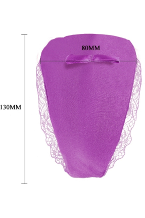 C-String İnvisible Secret Giyilebilir Kumandalı Vibratör Mor