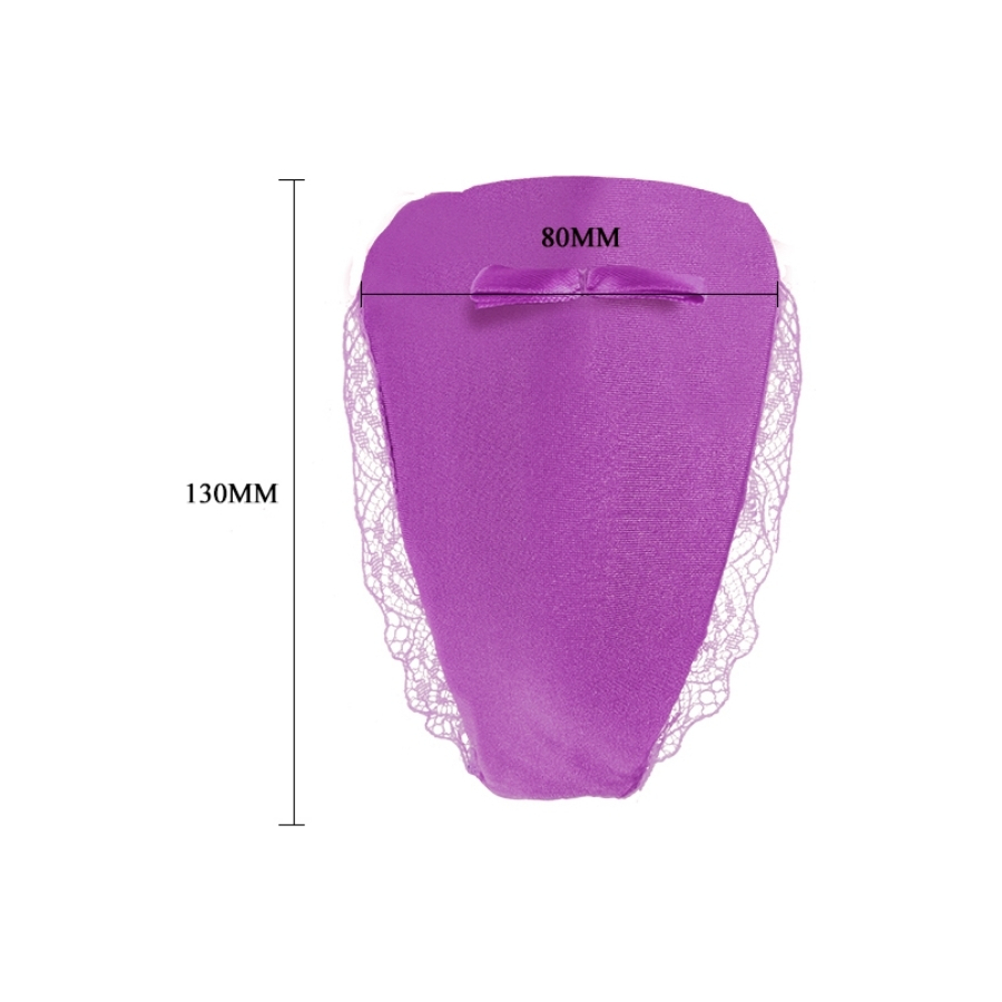 C-String İnvisible Secret Giyilebilir Kumandalı Vibratör Mor