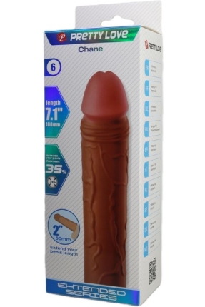 Chane Gerçek Hissiyatlı Uzatıcı Penis Kılıfı Brown