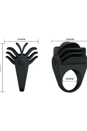 Chester Vibrating Silicone Penis Ring
