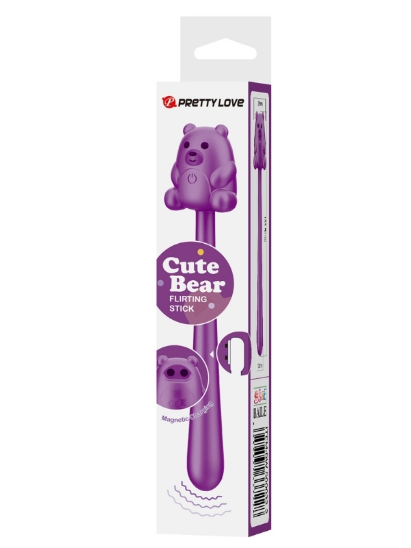 Cute Bear Flirting Stick Modern Vibratör