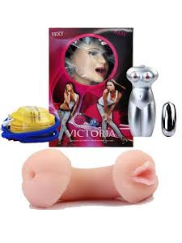 Censan Esmer Victoria Büyük Boy Titreşimli Sesli Realistik Şişme Kadın