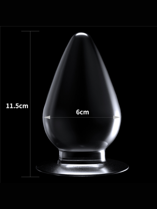 Flawless Clear 11.5 cm Anal Plug 5 Flawless Clear 11.5 cm Anal Plug görsel 5