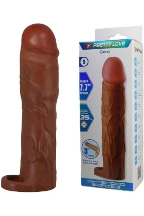 Gerd Gerçek Hissiyatlı Uzatıcı Penis Kılıfı Brown