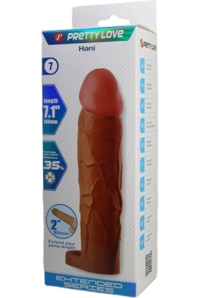 Hani Gerçek Hissiyatlı Uzatıcı Penis Kılıfı Brown