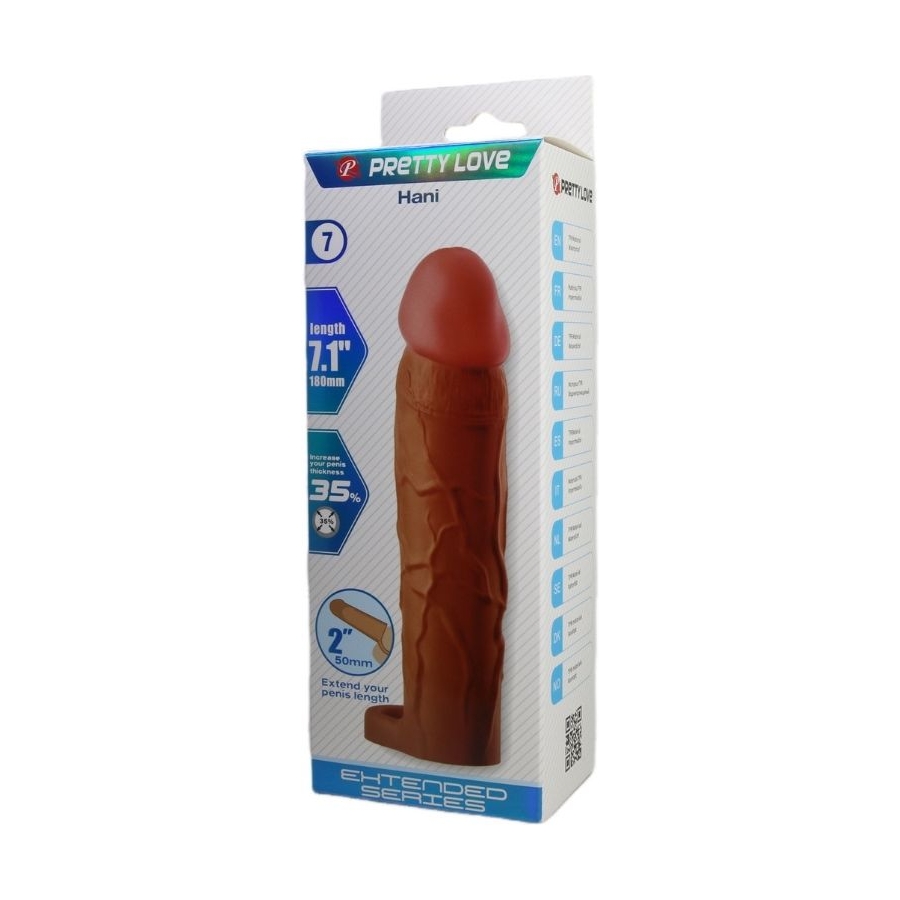 Hani Gerçek Hissiyatlı Uzatıcı Penis Kılıfı Brown