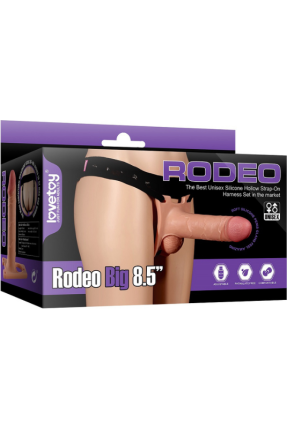 Ingen Rodeo Hollow Big Strapon Set 8.5 inç