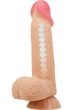 Lisle 20.5 cm Kıkırdaklı Gerçek Deri Yapılı Dildo