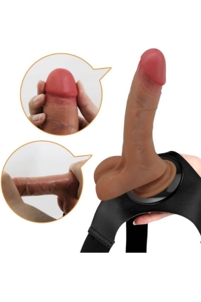 Fışkırtmalı Titreşimli Belden Bağlamalı Strapon Dildo Vibratör