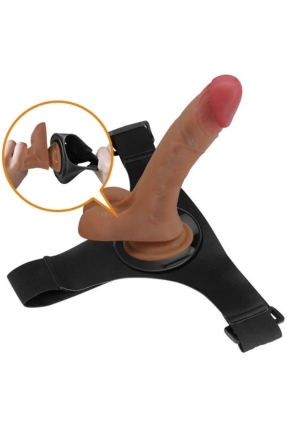 Fışkırtmalı Titreşimli Belden Bağlamalı Strapon Dildo Vibratör