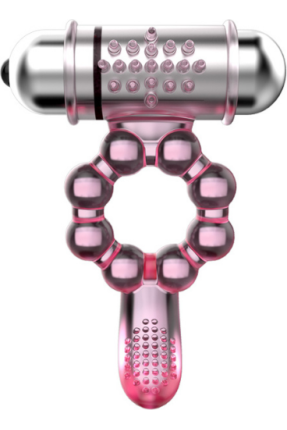 Plasure Tongue Vibrating Clitoris Stimulator Transparent Penis Sleeve