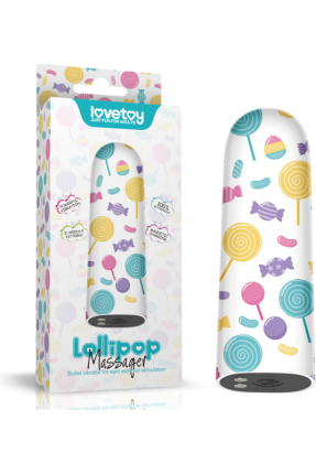 Rechargeable Lollipop Massager Kurşun Vibratör