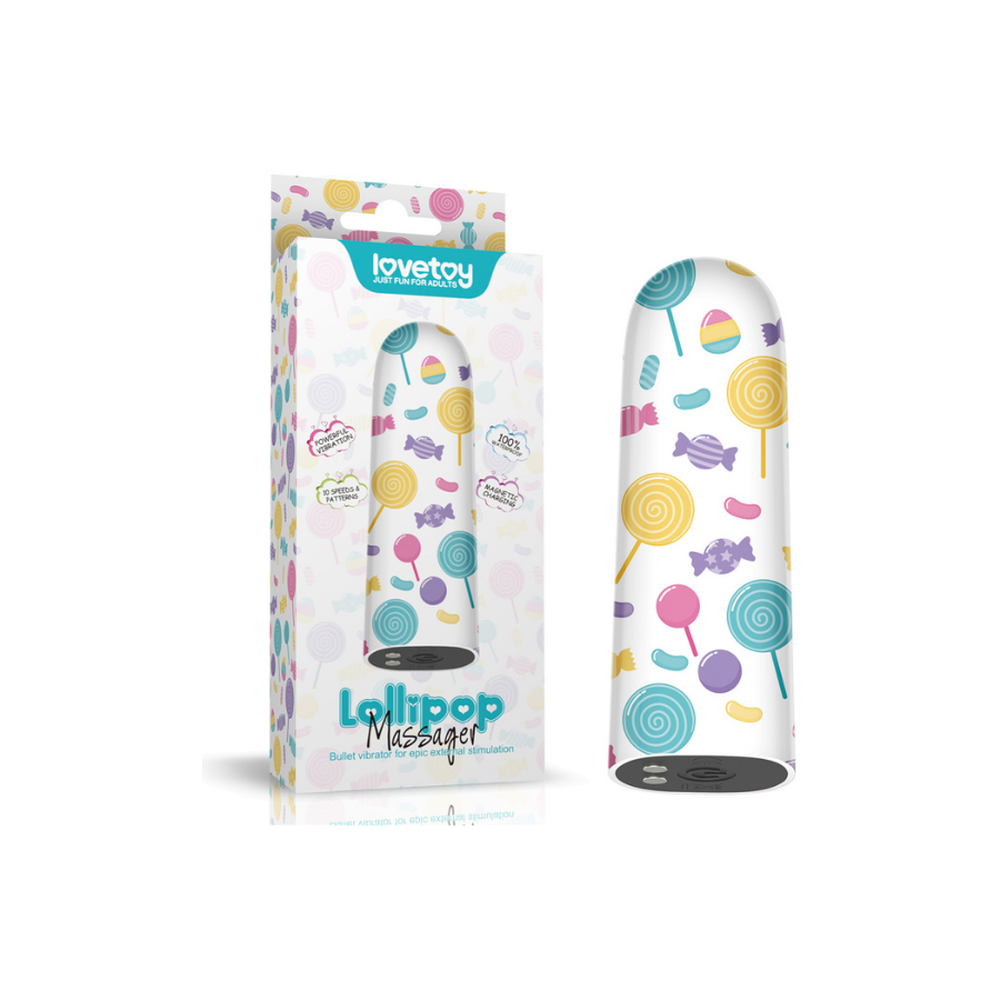 Rechargeable Lollipop Massager Kurşun Vibratör