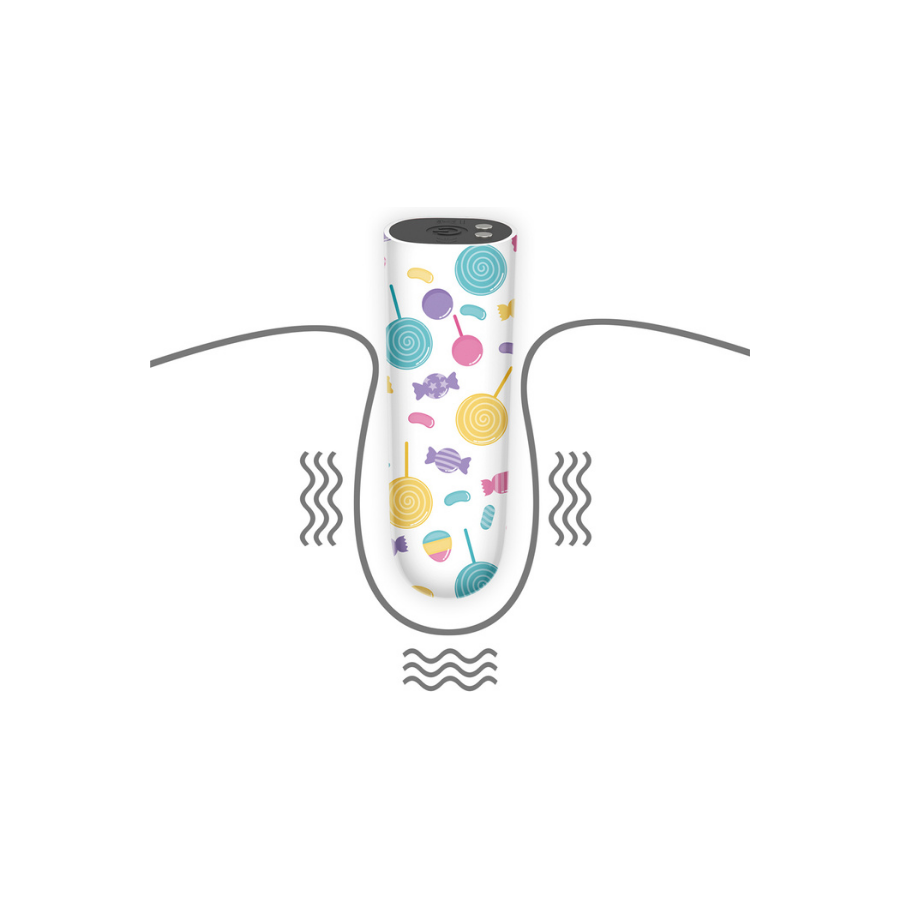 Rechargeable Lollipop Massager Kurşun Vibratör
