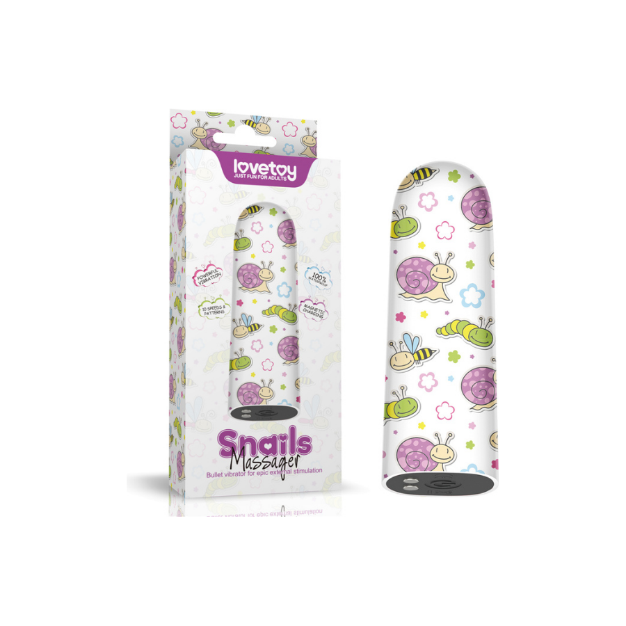 Rechargeable Snails Massager Kurşun Vibratör