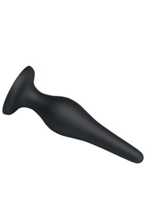 Black Silicone Anal Plug Set
