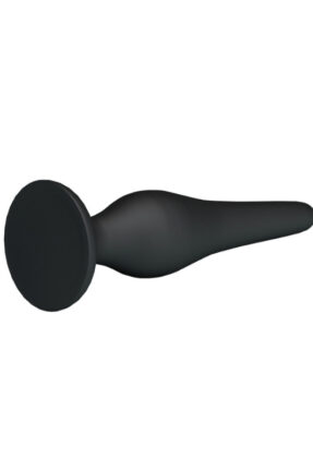 Black Silicone Anal Plug Set