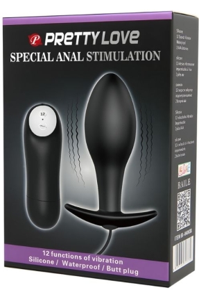 Special Anal Stimulation 12 Fonksiyon Kumandalı Titreşimli Anal Plug Tıkaç