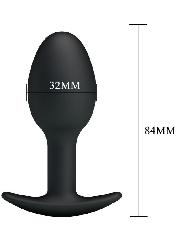 Special Anal Stimulation İçi Ağırlıklı Top Olan Anal Plug Tıkaç