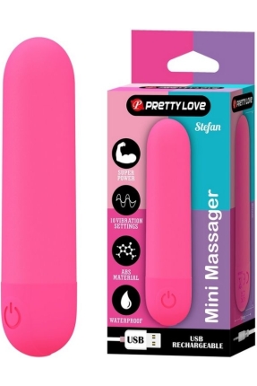Stefan Mini Massager Bullet Vibratör Kırmızı
