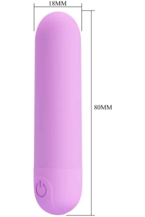 Stefan Mini Massager Bullet Vibratör Mor