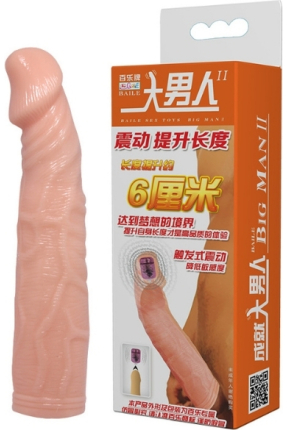 Süper Esnek ve Gerçekçi Titreşimli Penis Kılıfı
