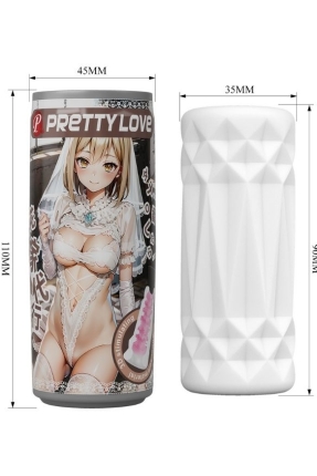 Super Soft Material 3d Stimulating Kiko Kola Kutusu Şeklinde Mastürbatör